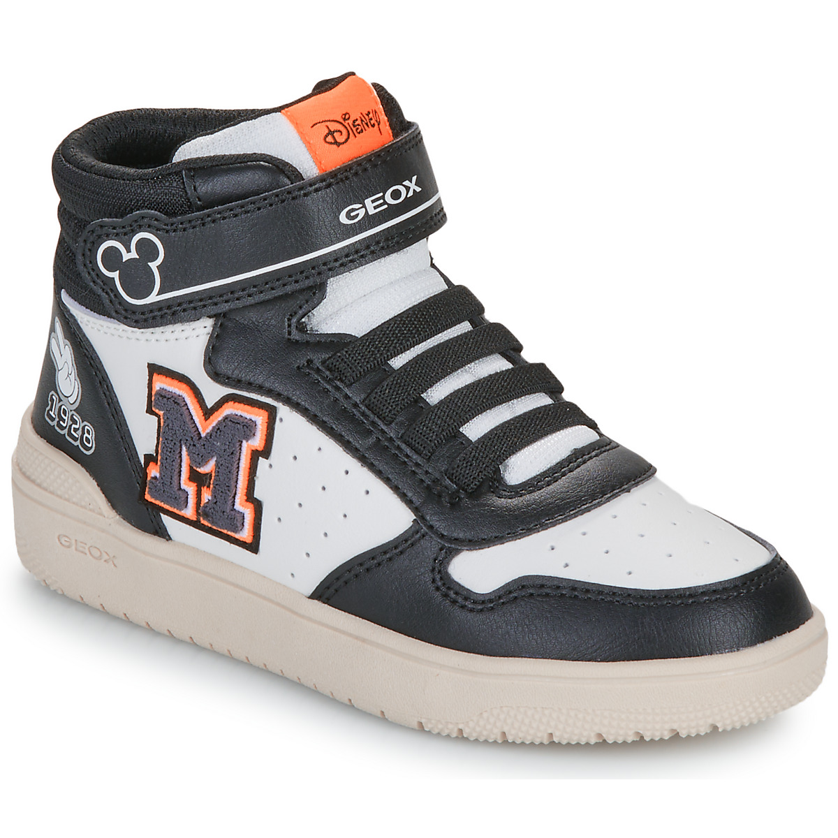 Geox - J WASHIBA BOY - Black / White