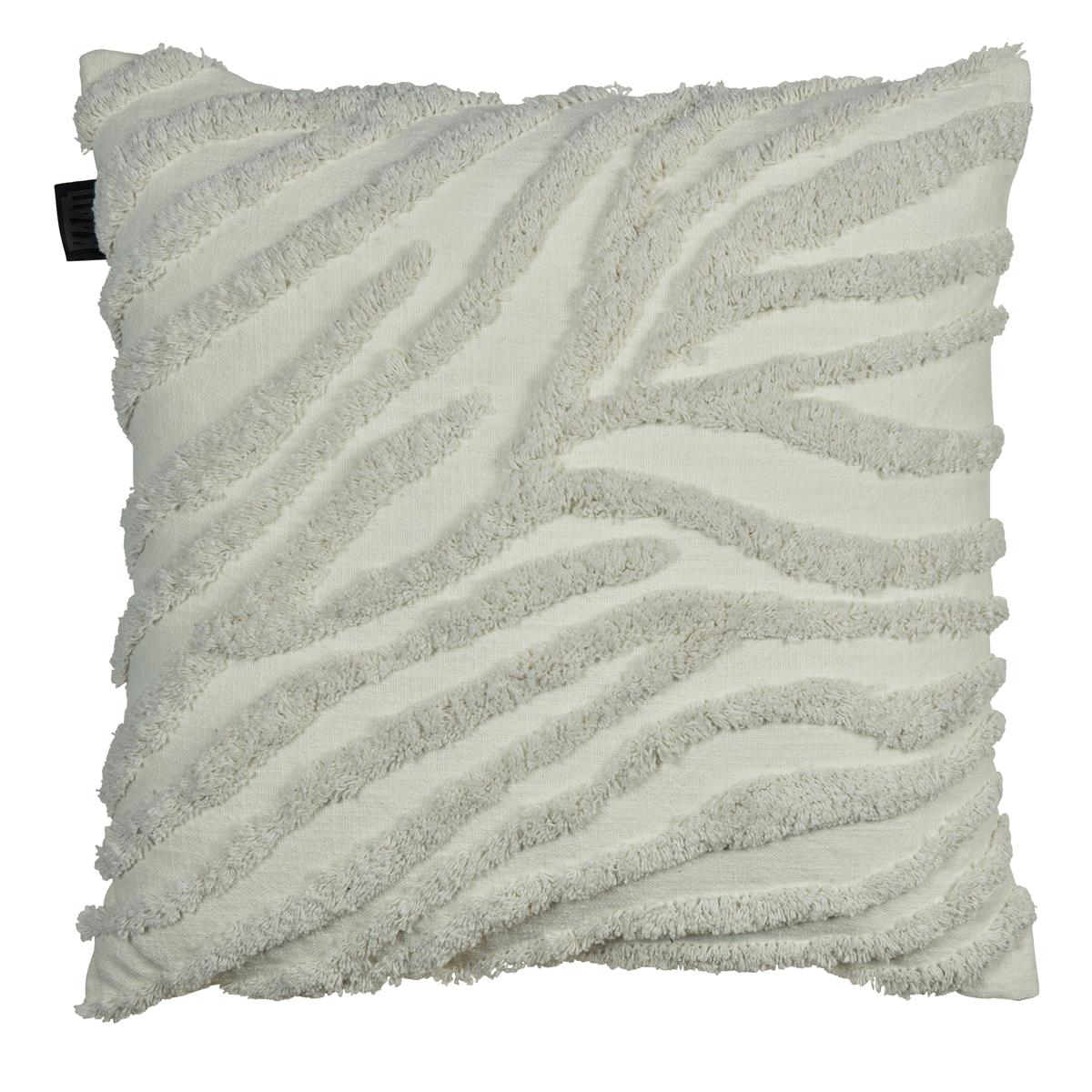 KAAT Amsterdam decoratiekussen Marty - 45x45 cm - gebroken wit