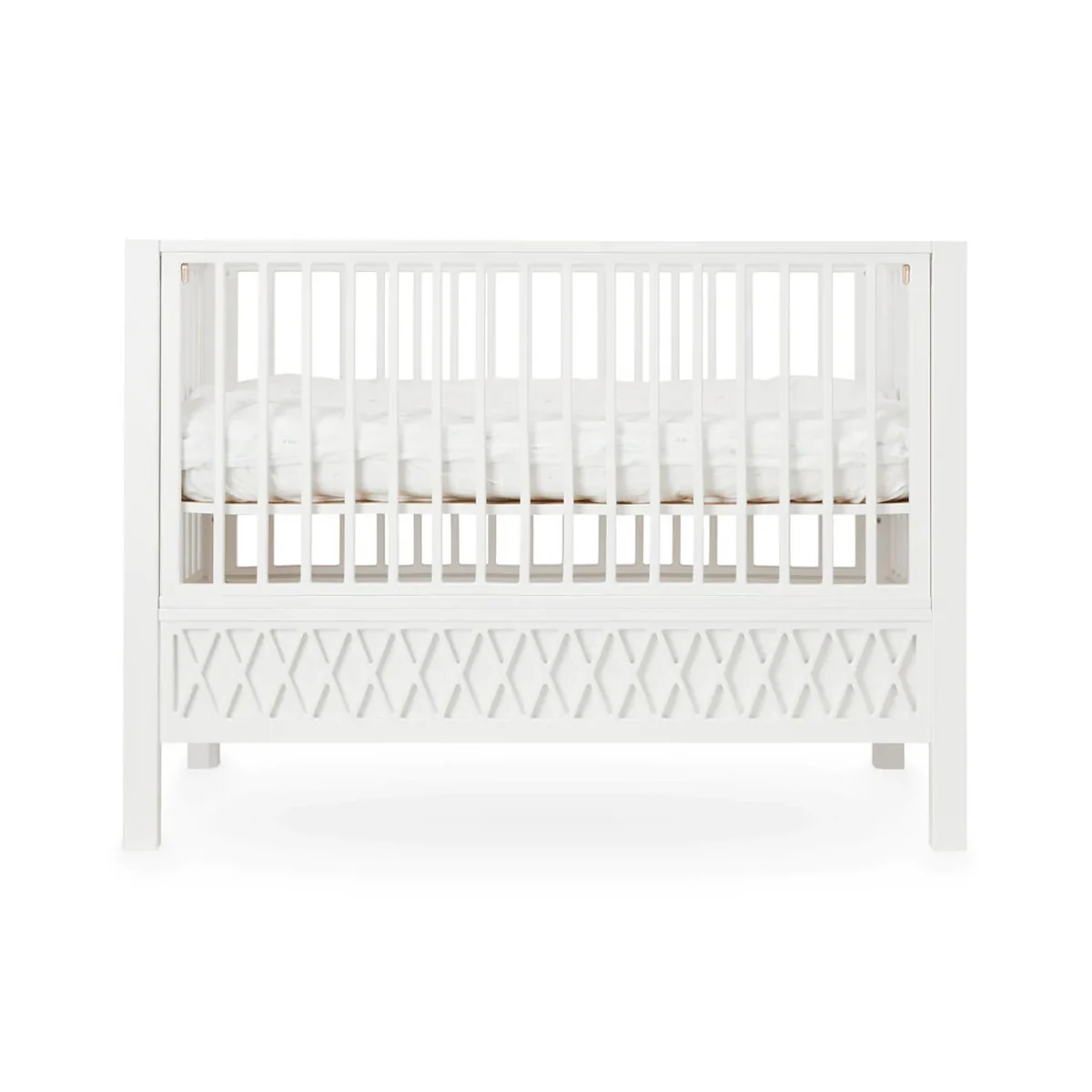 Cam Cam Copenhagen - Harlequin Babybett, 60 x 120 cm, weiß