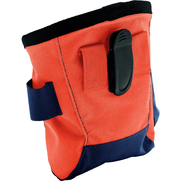 Gürteltasche »Bugrino«, für Hunde, Polyester/Edelstahl/Kunststoff, blaugrau/orange