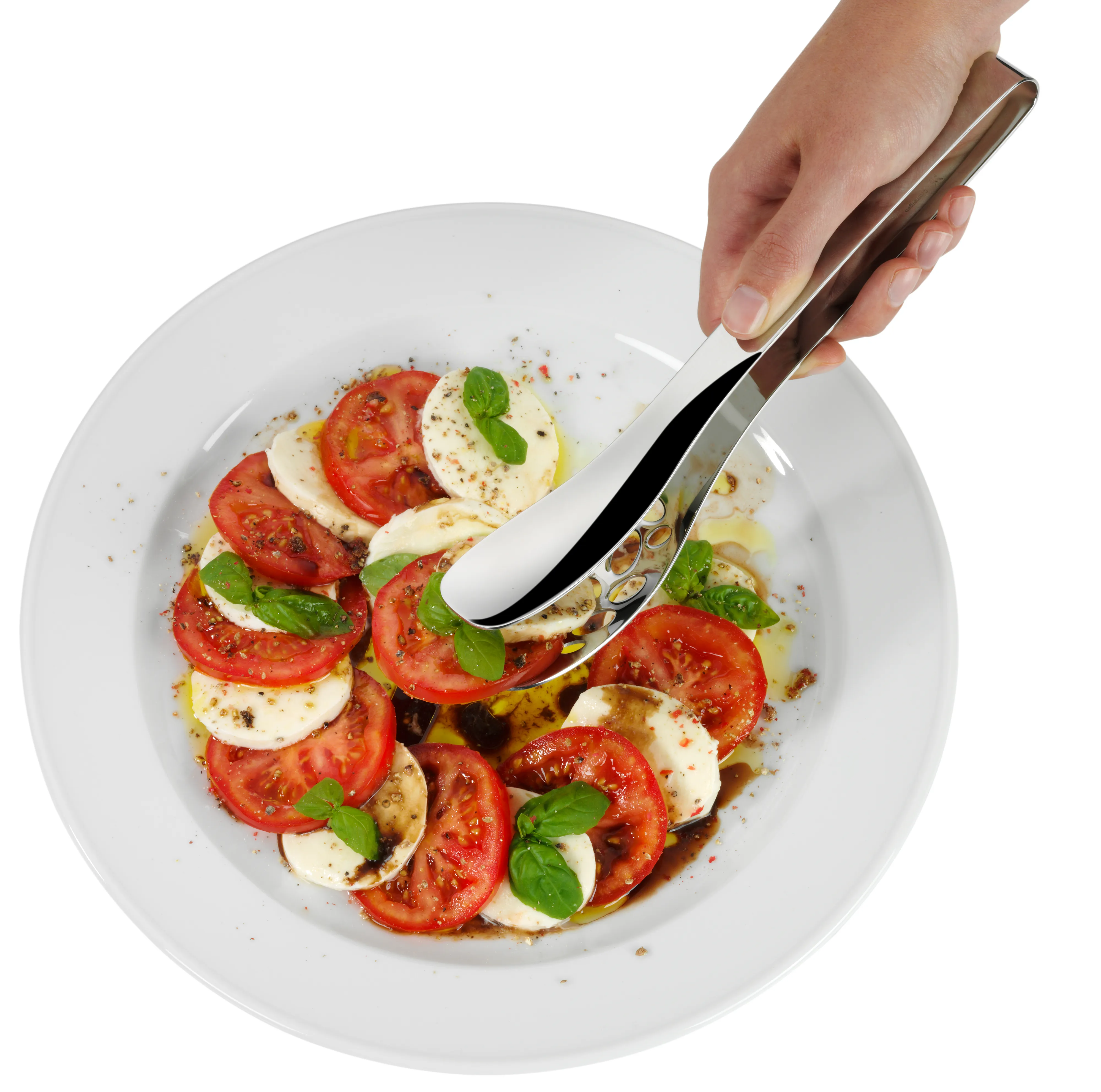 Perforated serving tongs Nuova