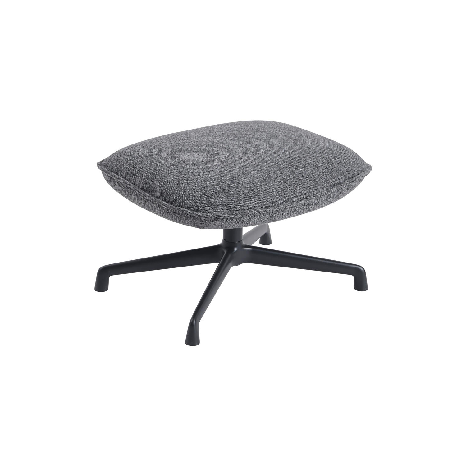 Doze Ottoman with Swivel Base, ocean/anthracite black