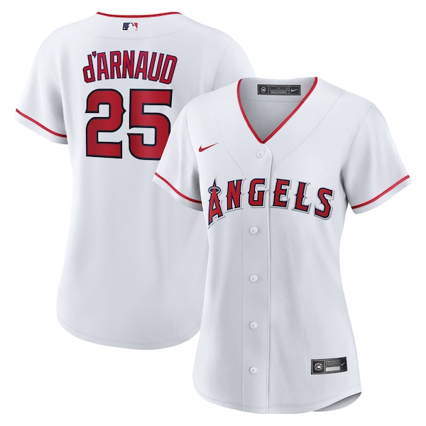 Travis d'Arnaud Los Angeles Angels Nike Women's Home Replica Jersey - White