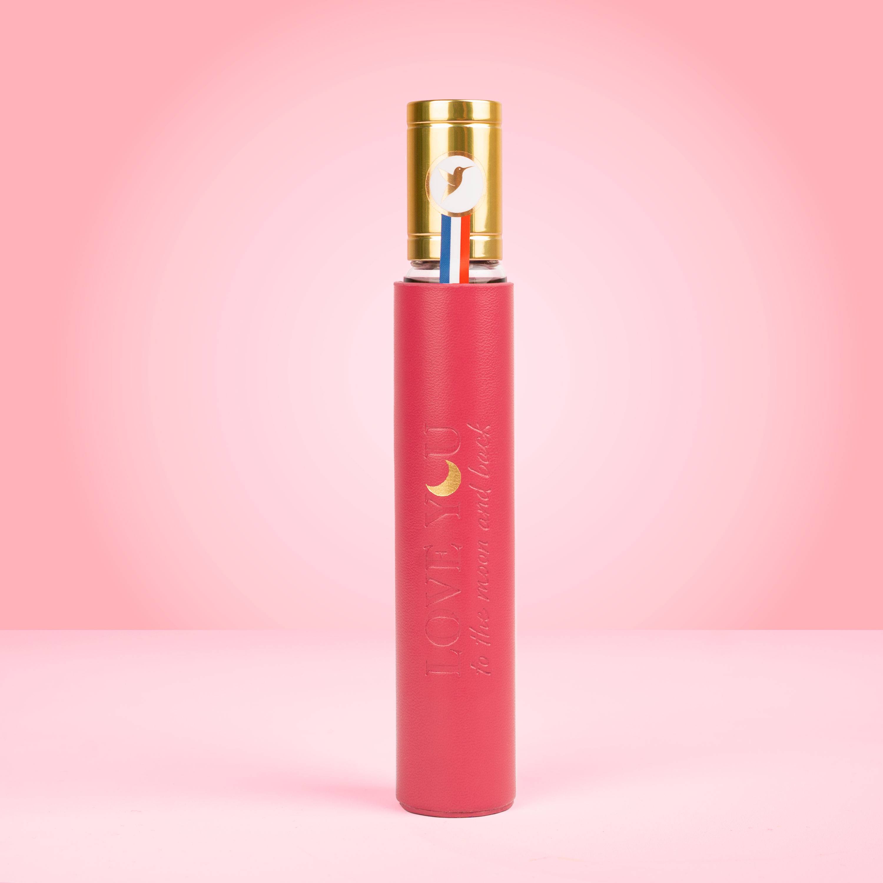 Etui à parfumEtui simili cuir - Love you to the moon and back