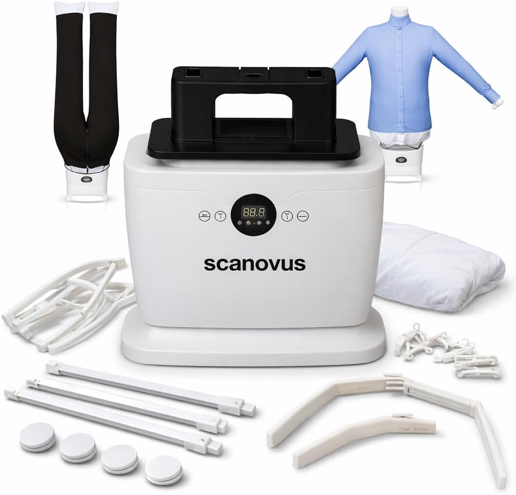The Original Automatic Ironing Machine 4.0 | Hands Free Clothes & Wrinkle Remover | 3-in-1 Iron Press for Shirts, Pants & Shoes | Quick Drying Air Iron for Clothes