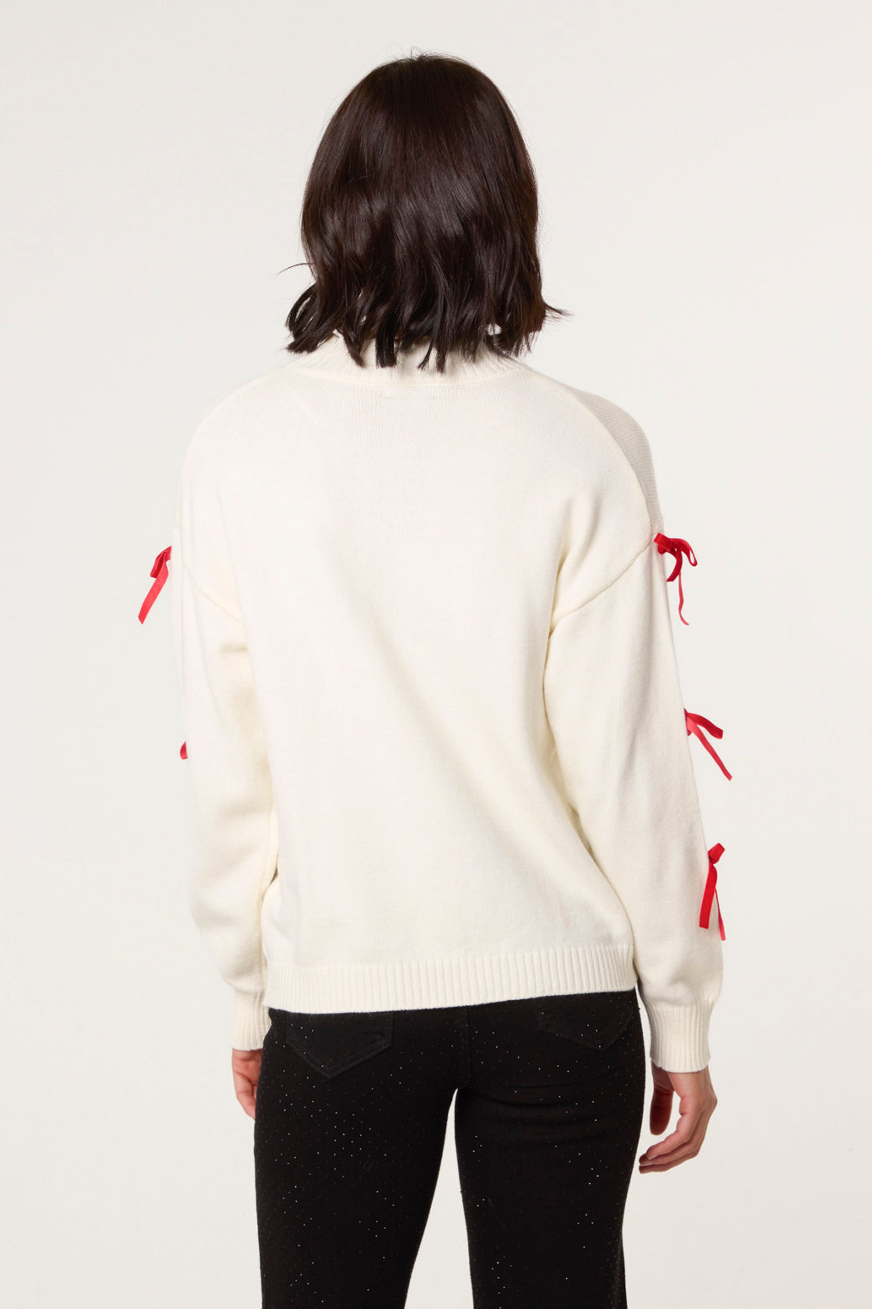 Blue Vanilla Ivory Christmas Tis The Season Jumper