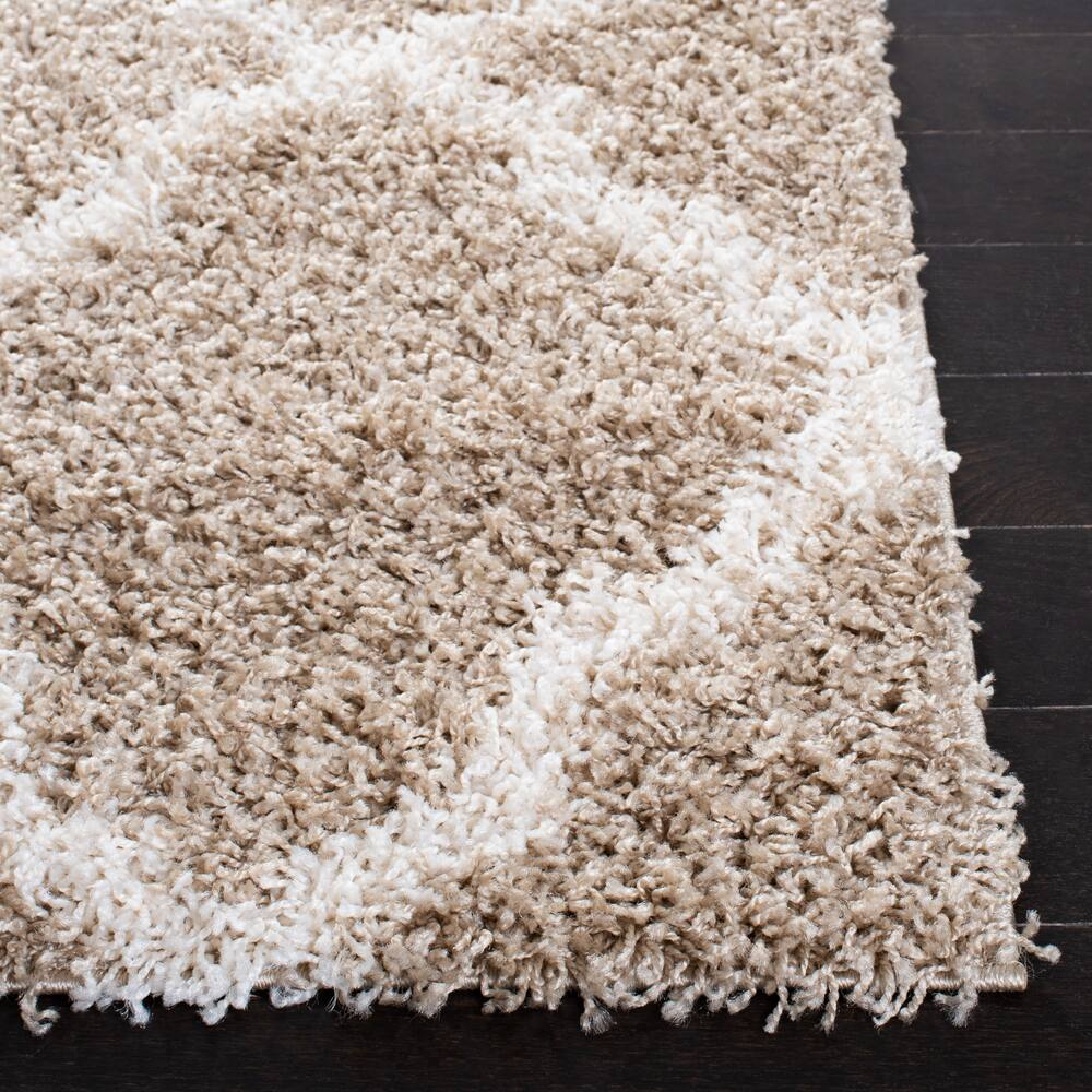 Safavieh Dallas 257 Shag Rug, Beige/Ivory