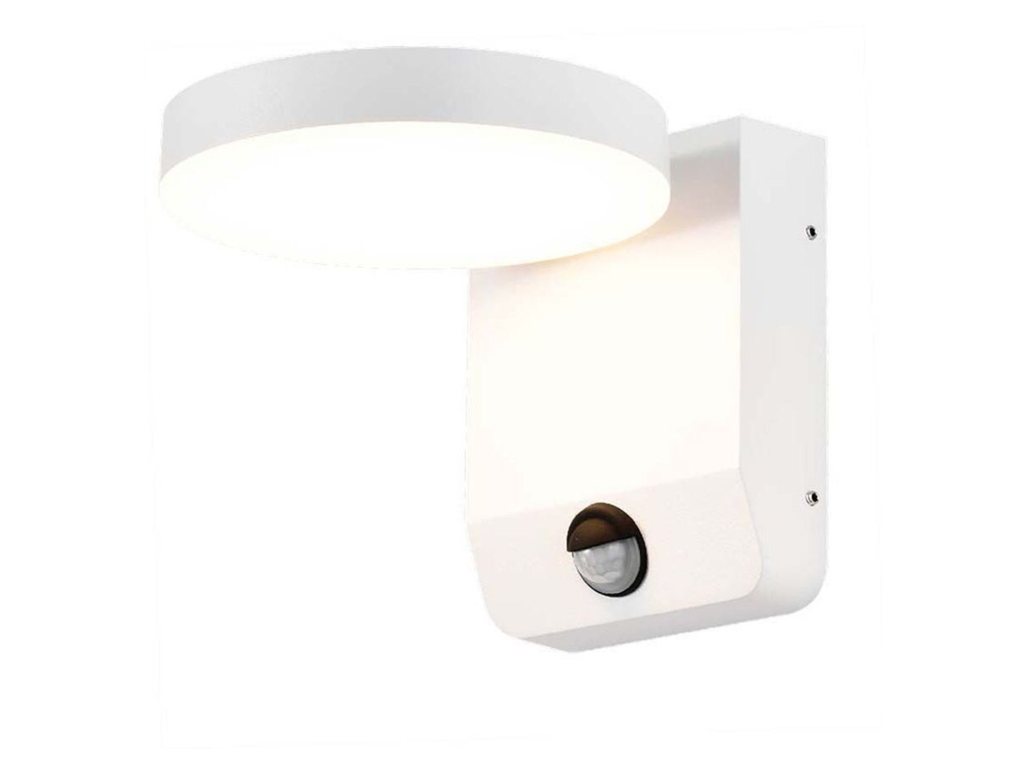 Kinkiet zewnętrzny VT-11020S LED 16 cm 4000K z czujnikiem ruchu biały