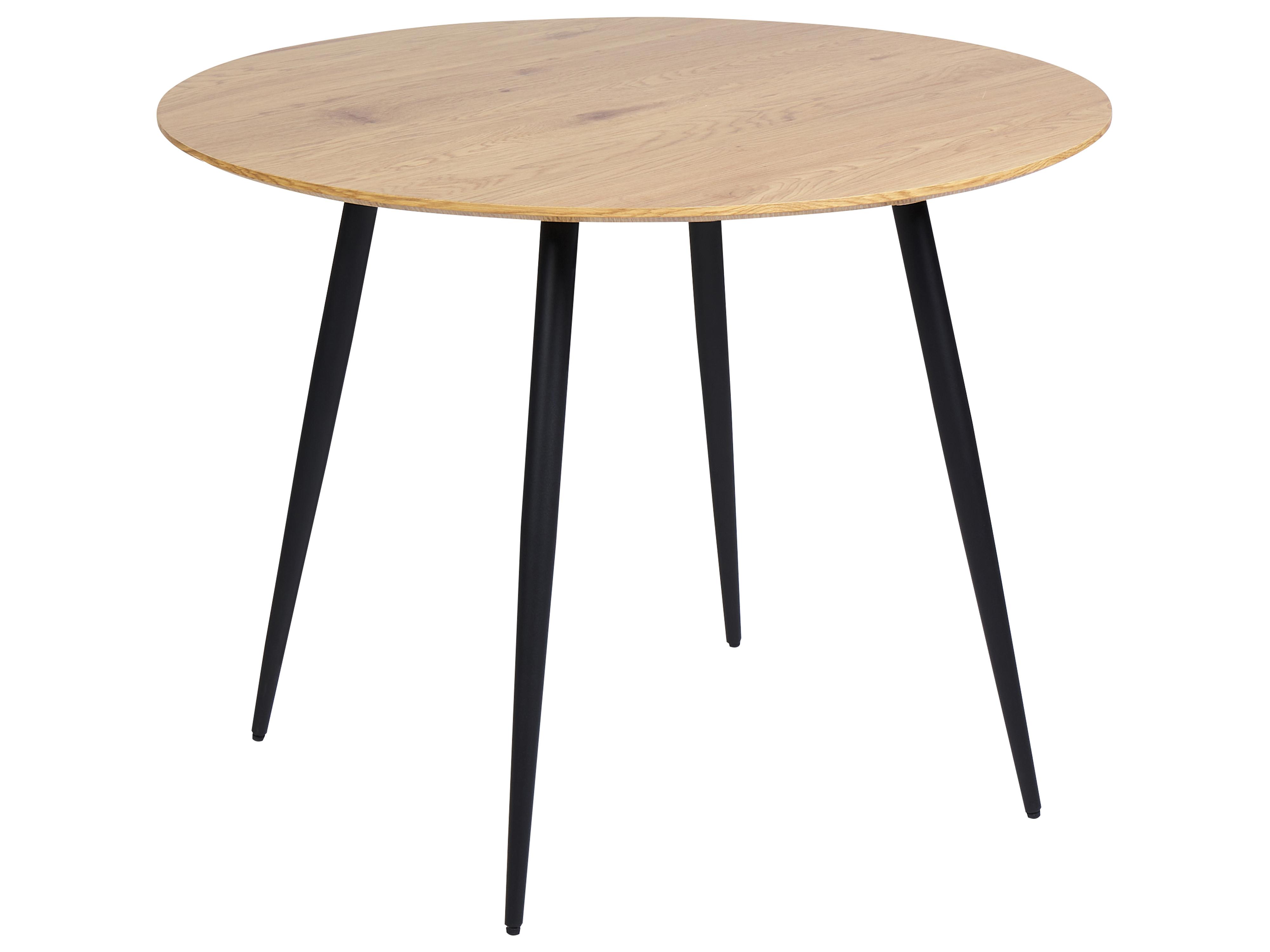 Dining Table BJORKA Light Brown 100 cm 100 cm