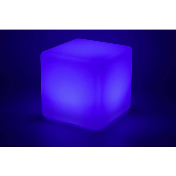 LED-Solarleuchte, würfelförmig, weiß, RGB -Farbwechsel