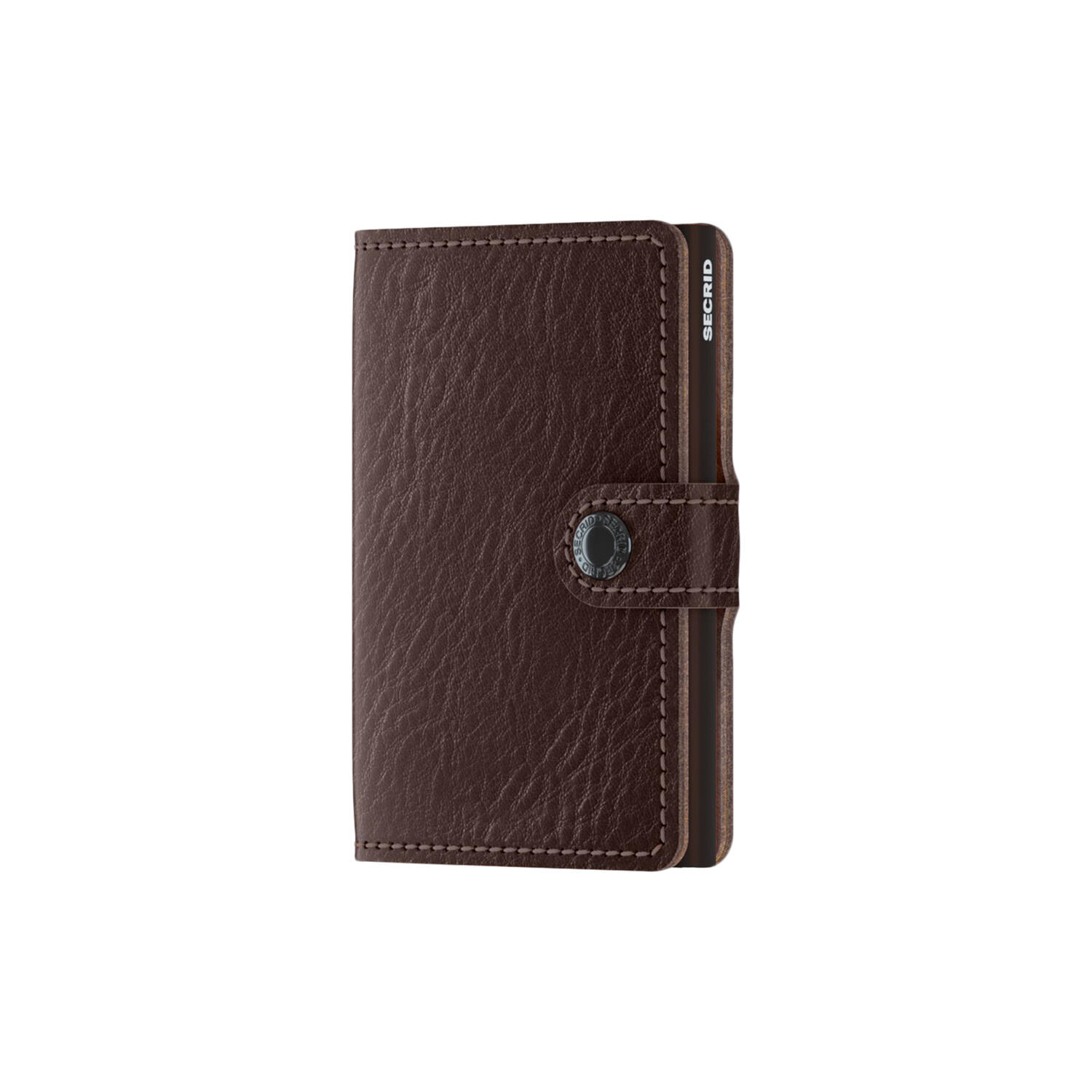 Miniwallet, vegetable tanned espresso/brown