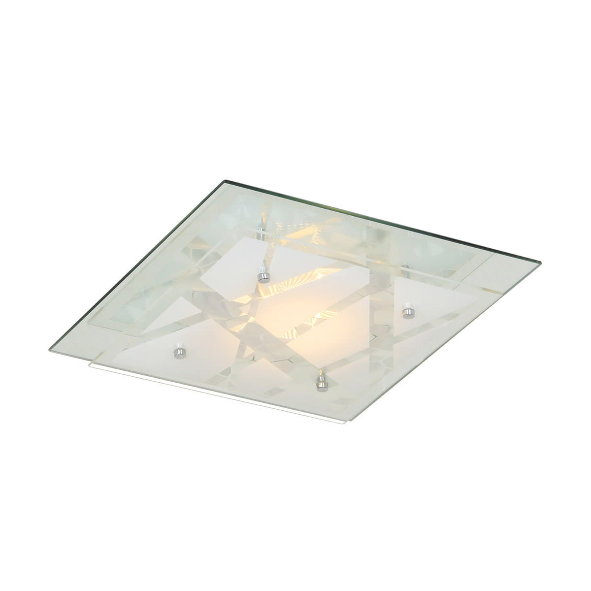 Plafon MERTUkwadratowy biały LED 1x12W 33,5cm 670lm IP20 Italux
