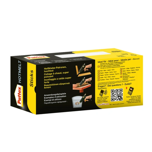 Klebepatronen »Hotmelt Sticks«, transparent, 1 kg