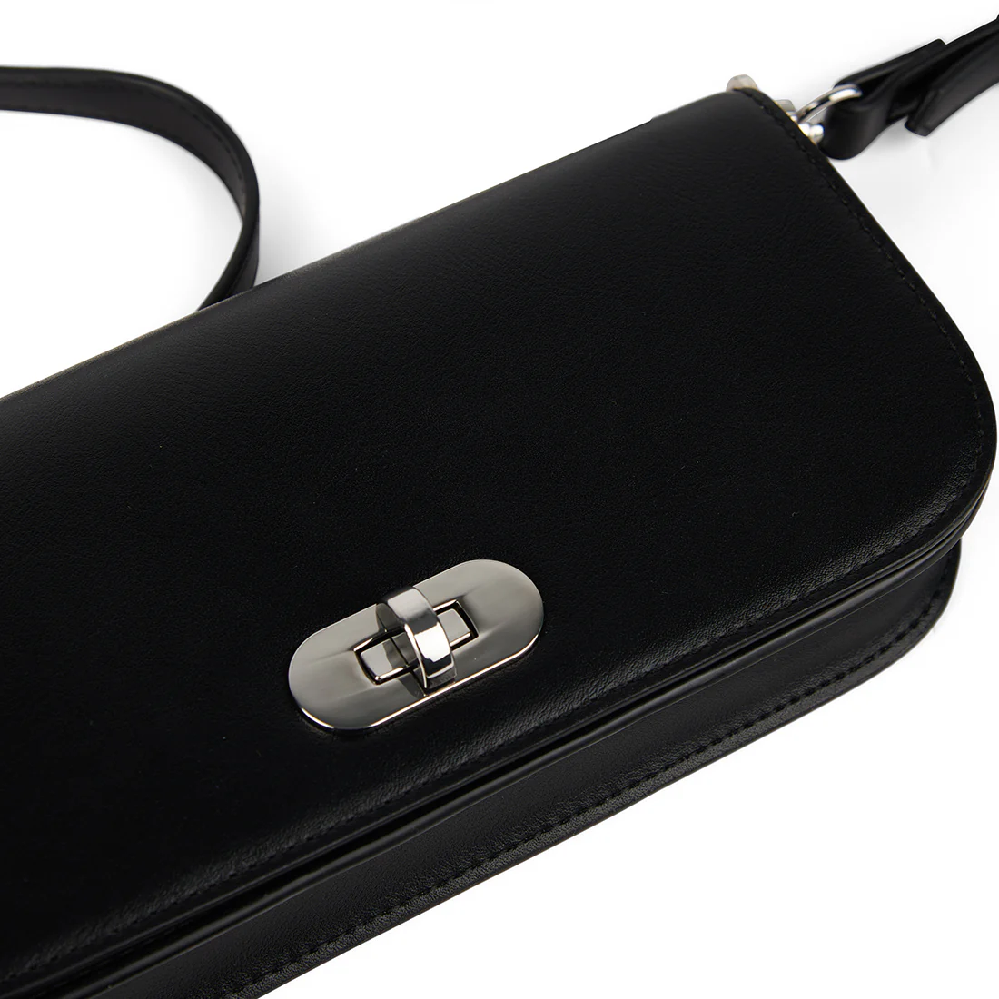 The Dakota – 2-in-1 Black Vegan Leather Crossbody Wallet