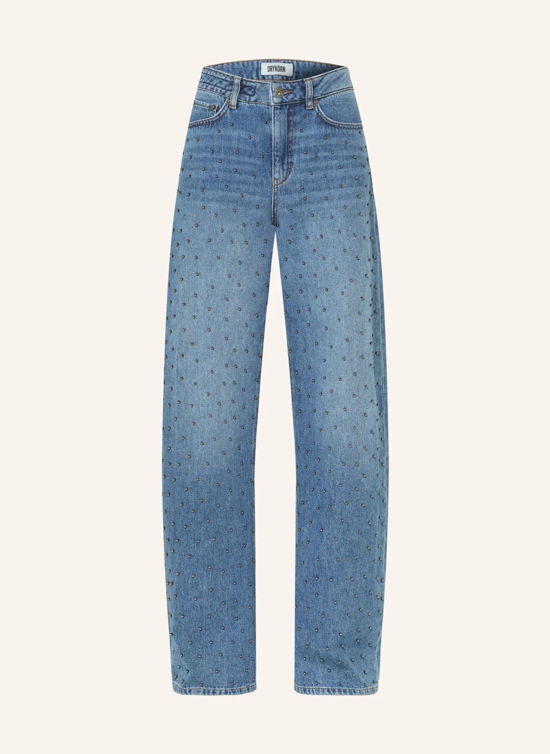 DRYKORN Straight Jeans MEDLEY mit Nieten