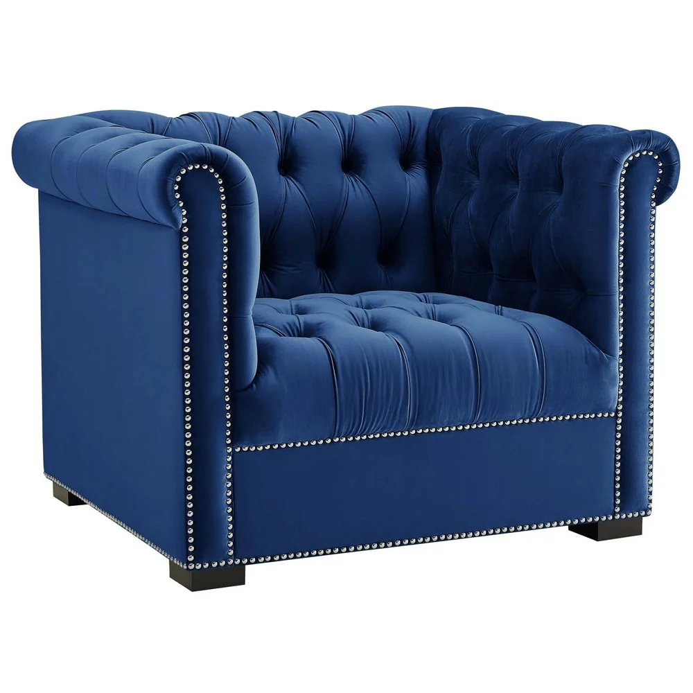 Performance Velvet Armchair