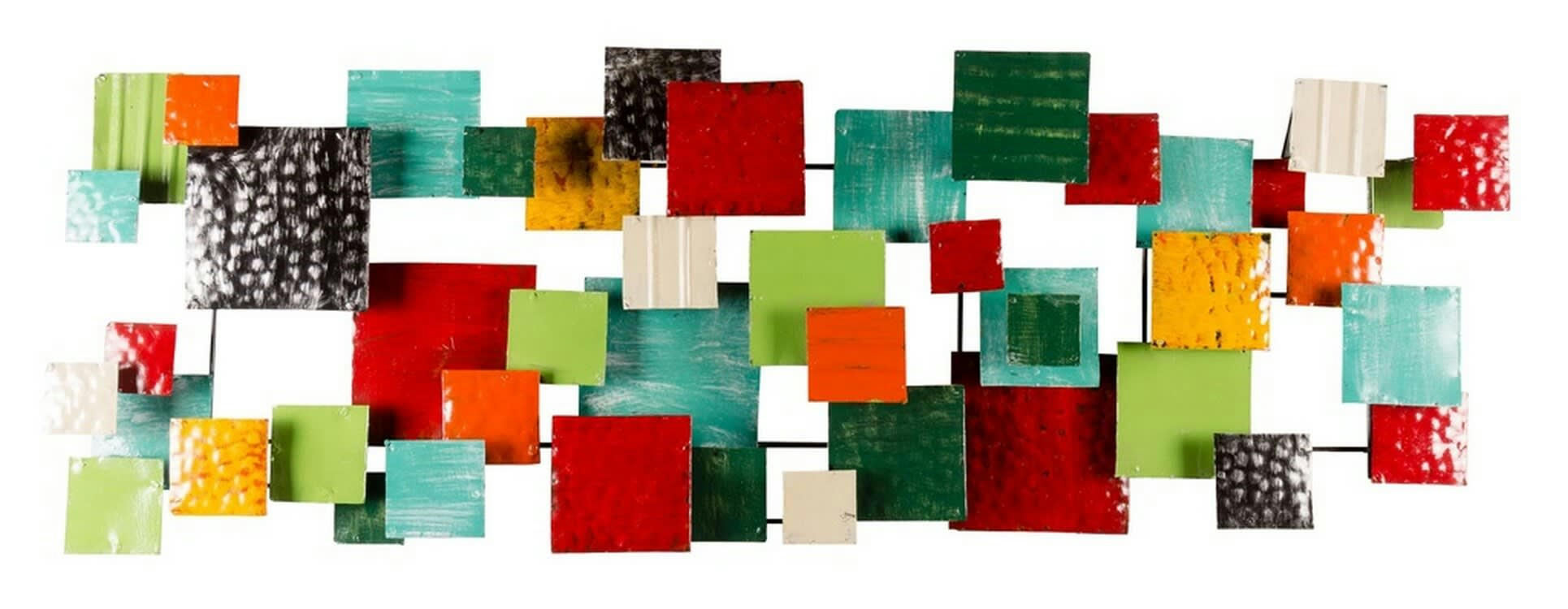 BIG-BEL - Décoration murale en métal, industriel mix 125x45