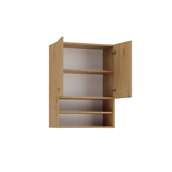 Armoire de salle de bain pour machine à laver, 30 x 64 x 90 cm, chêne artisanal