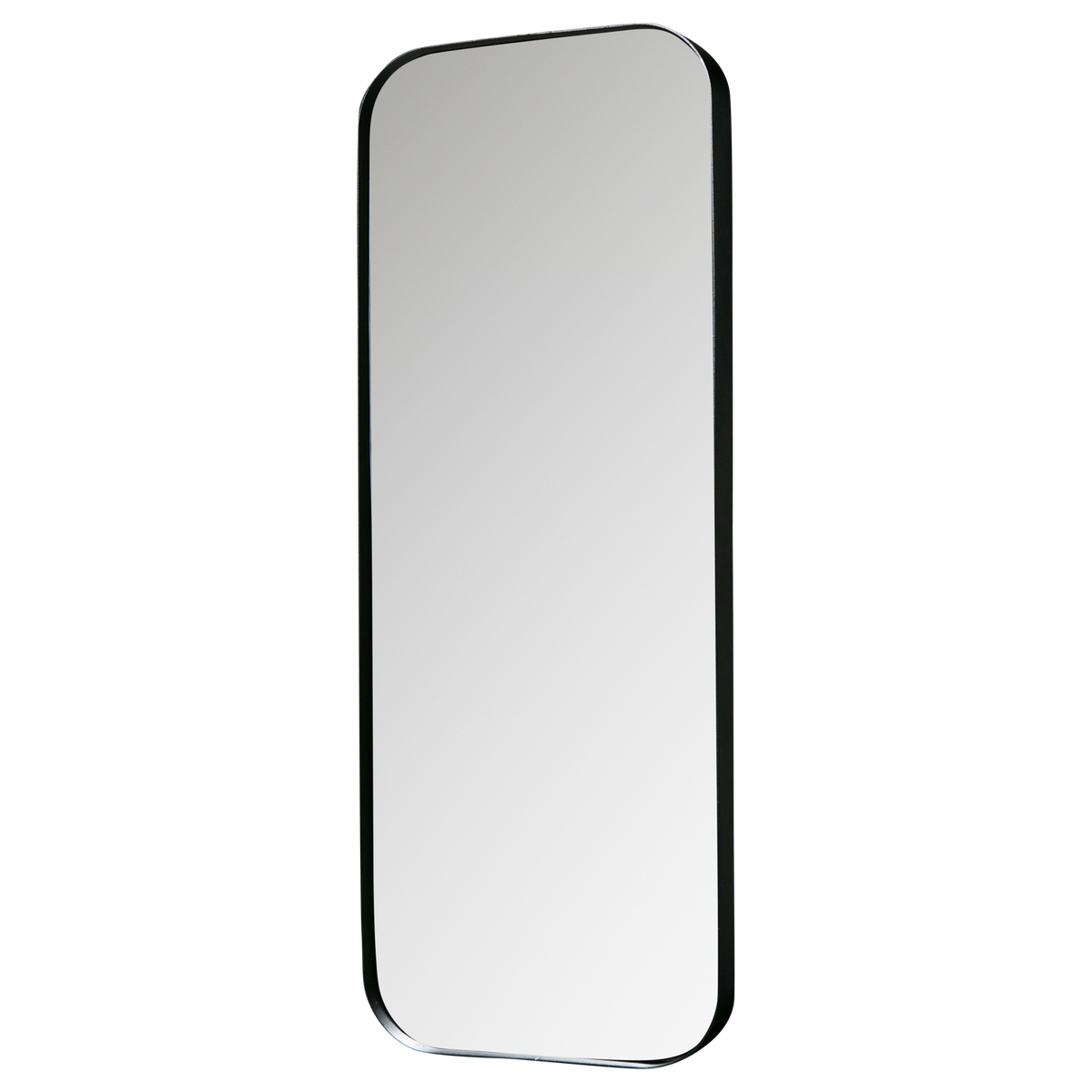WOOOD spiegel Doutzen - Metaal - Zwart - 110x40x5