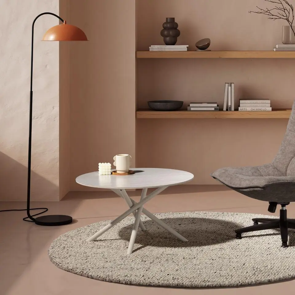 Calicosy - Salontafel YSIA - beige 80x80x45 cm