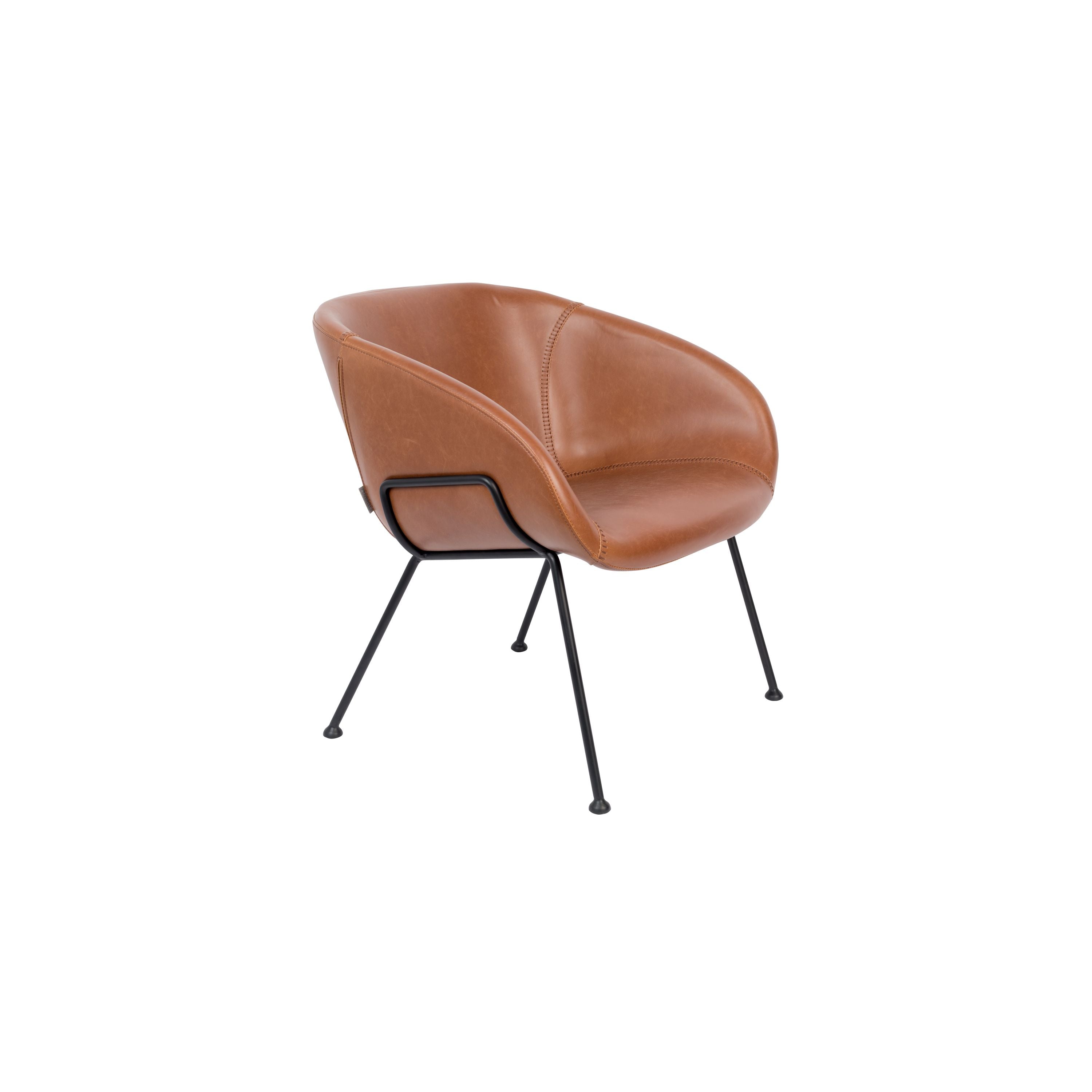 Zuiver Feston Loungestoel Bruin