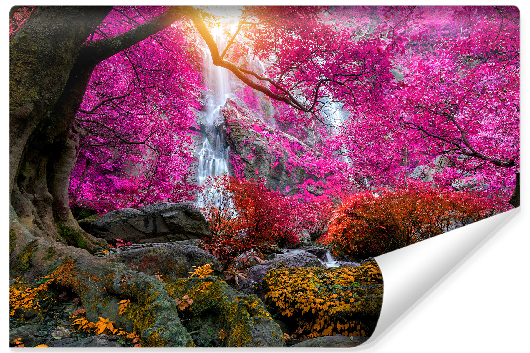 Fototapeta Wodospad Khlong Lan Pejzaż 3D 90x60cm