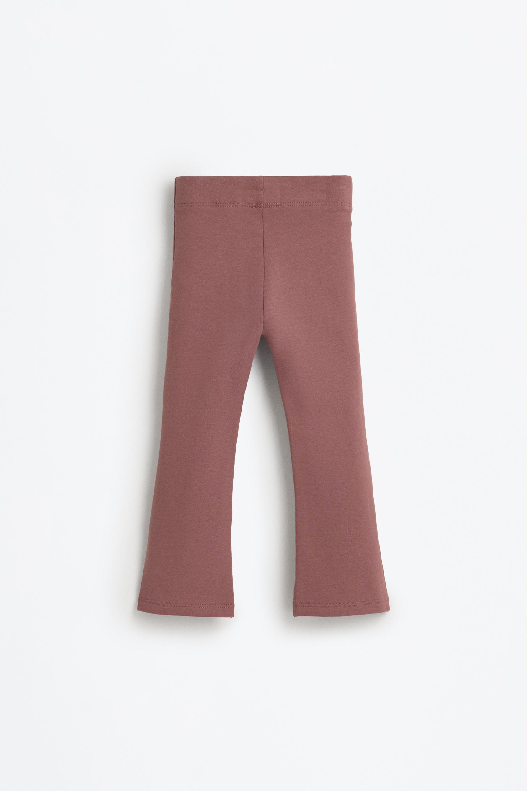 Legging flare cálido afelpado