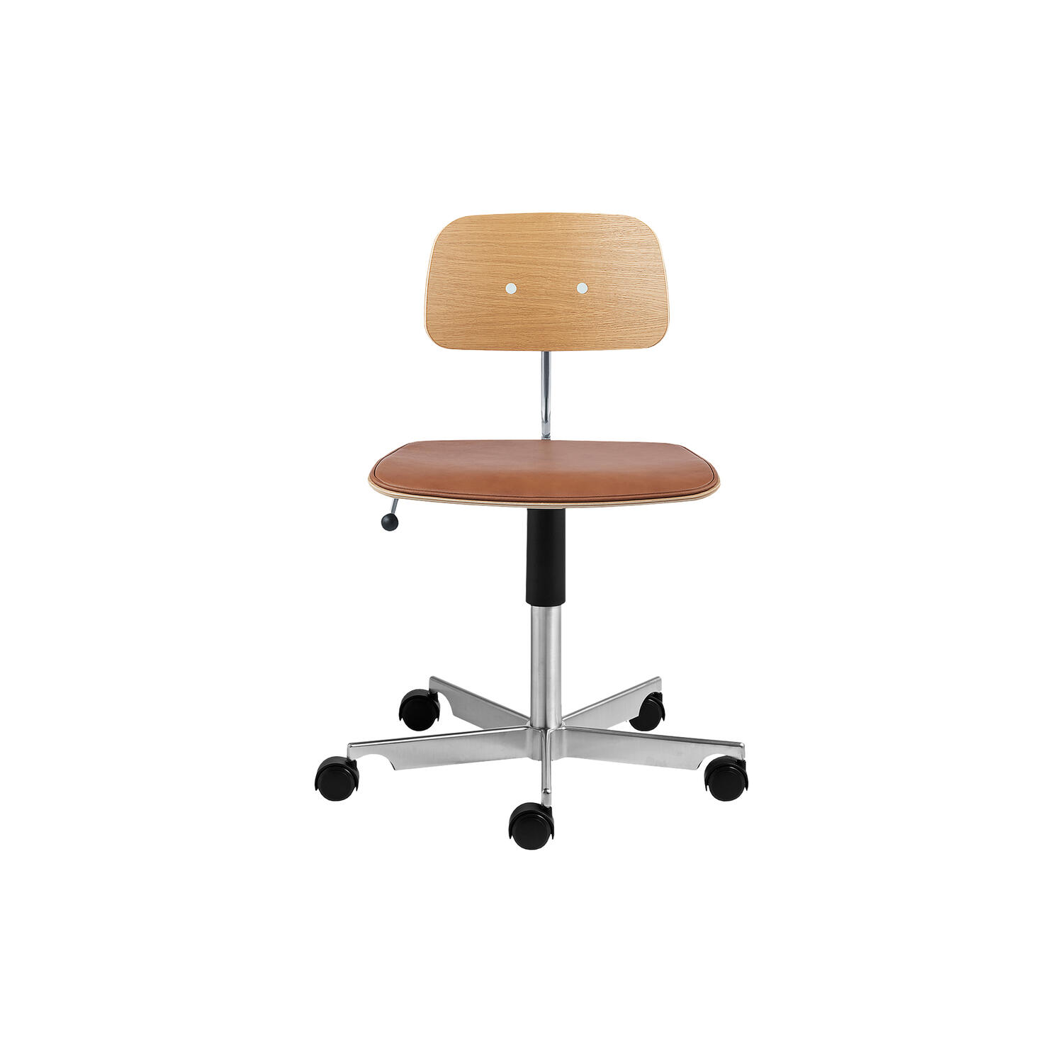 KEVI&reg; 2533 kontorstol, eg/brandy