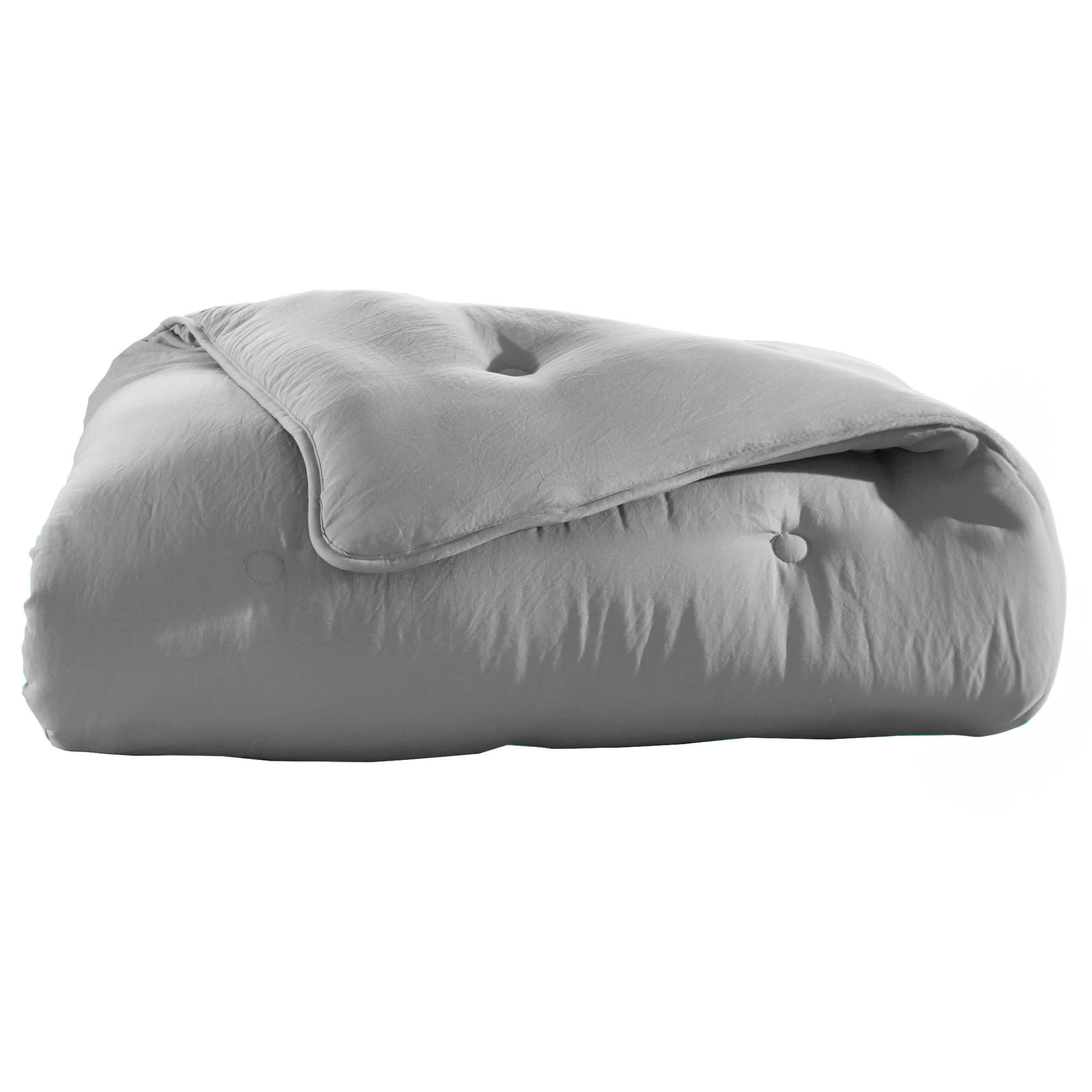 ZEPHYR - Couette 240x260 grise en polyester 400 g/m²
