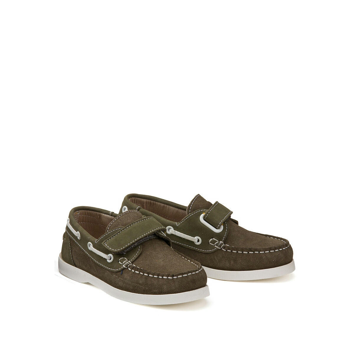 Chaussures bateau en cuir