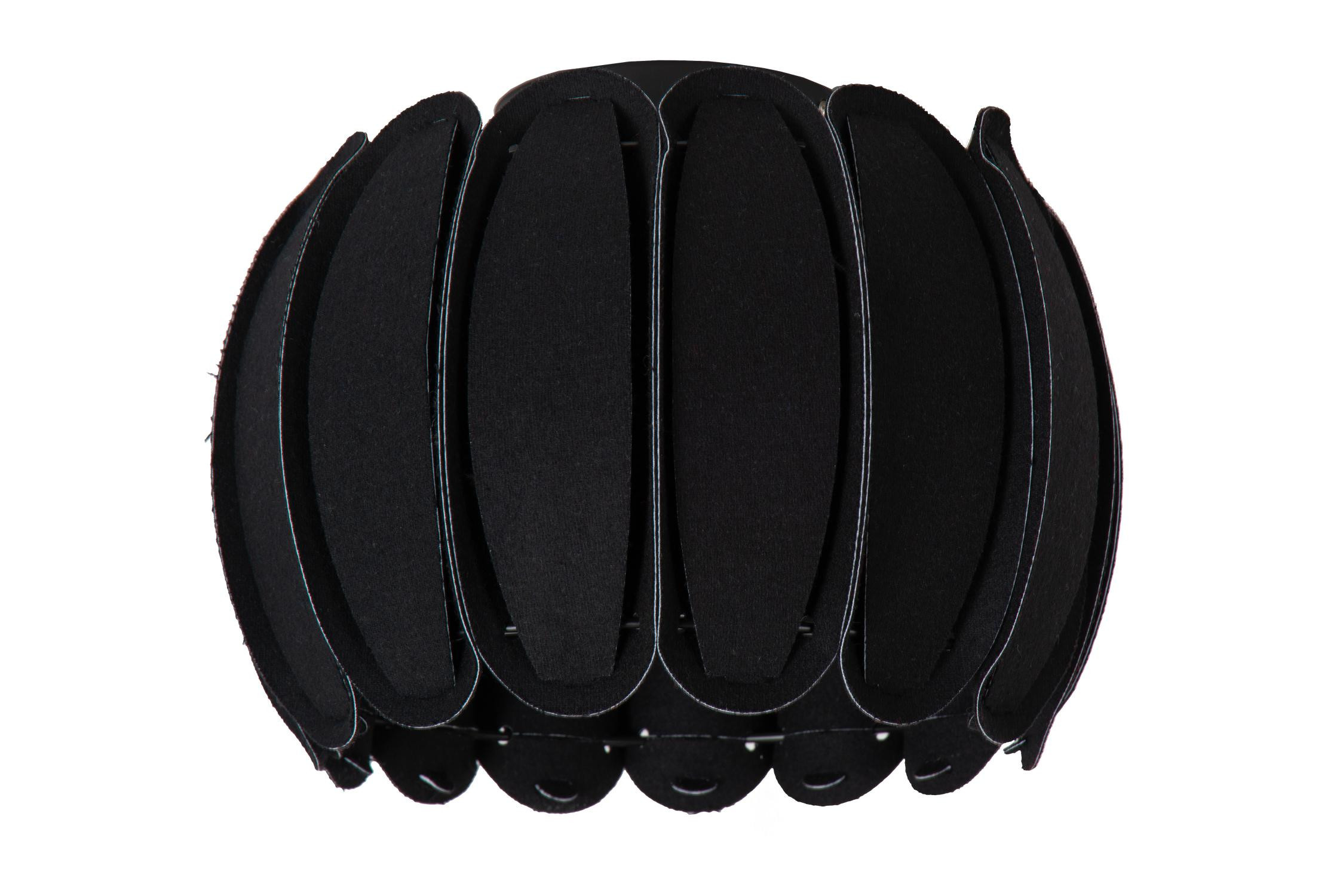 Lampa sufitowa czarna SPENCER 1xE27x40W wym: 19,5x30x30 cm Lucide
