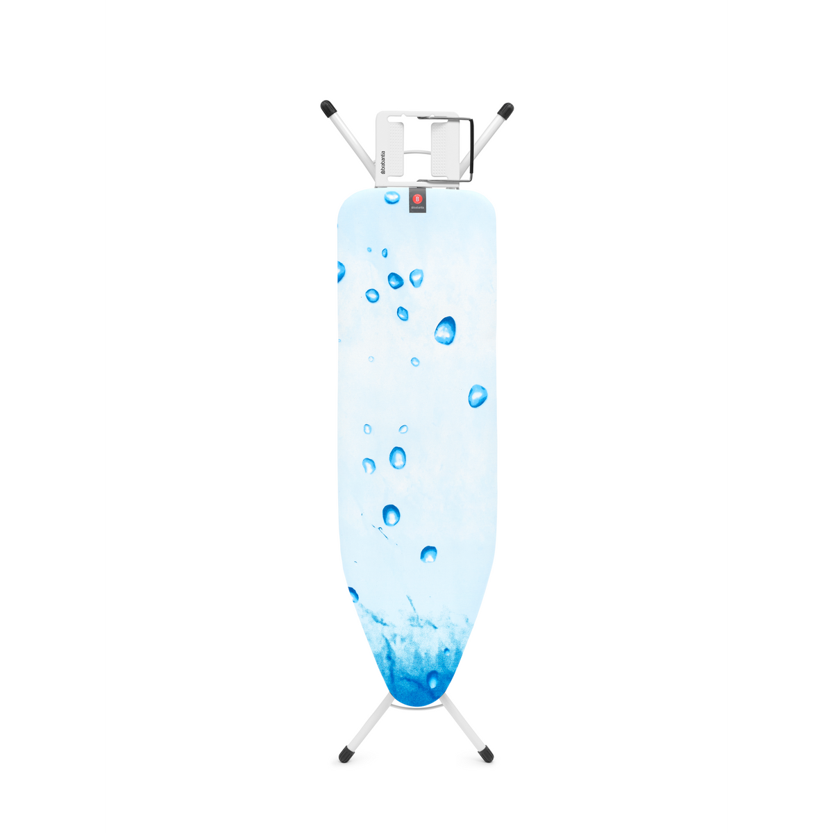 Brabantia Strijkplank B, 124x38 cm, strijkerhouder - Ice Water