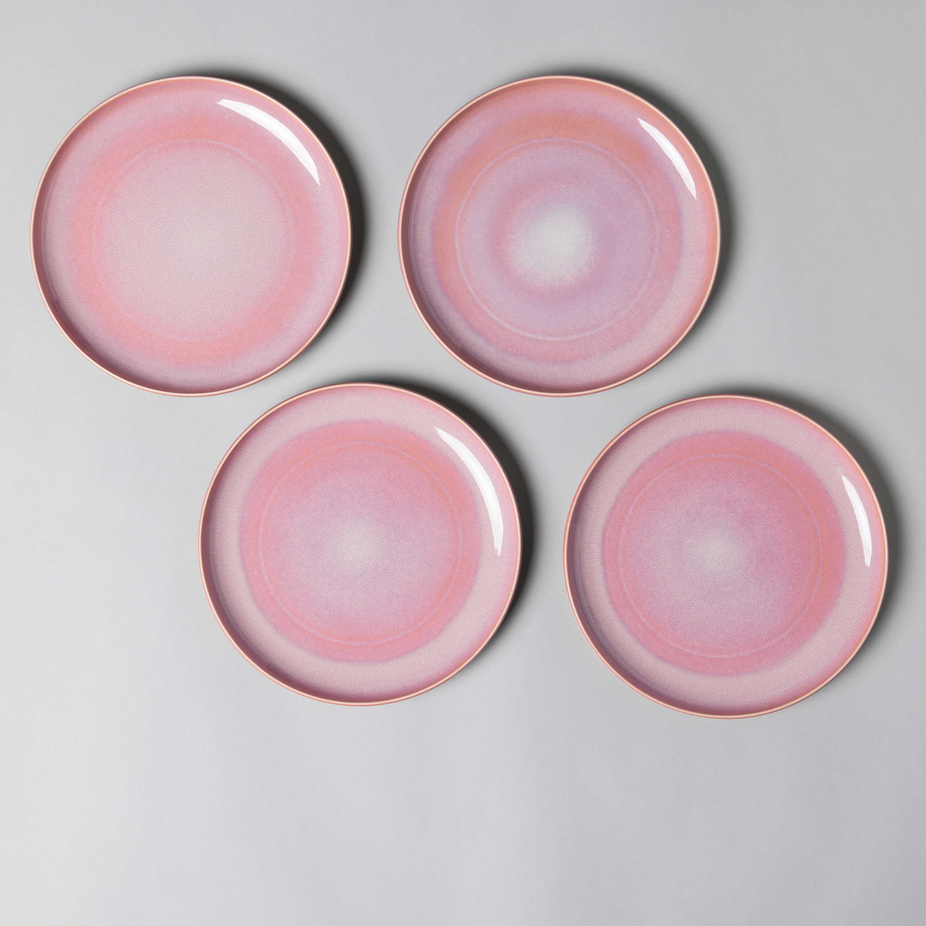 Perlemor Plate - Pink, 10.7'', Premium Porcelain