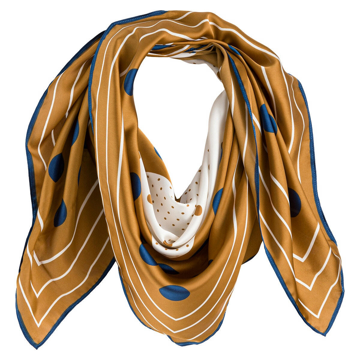 Foulard imprimé multi pois