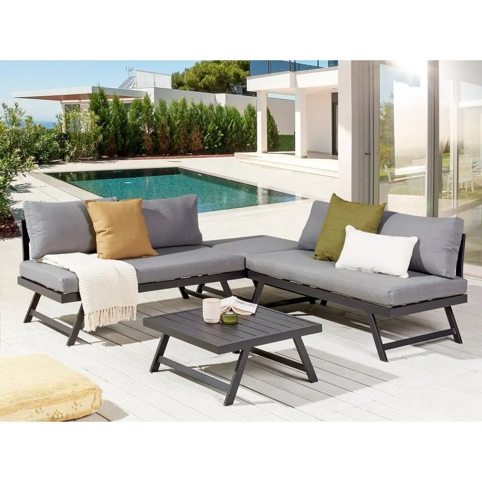 COCCORINO - Tuinset - Grijs - Aluminium