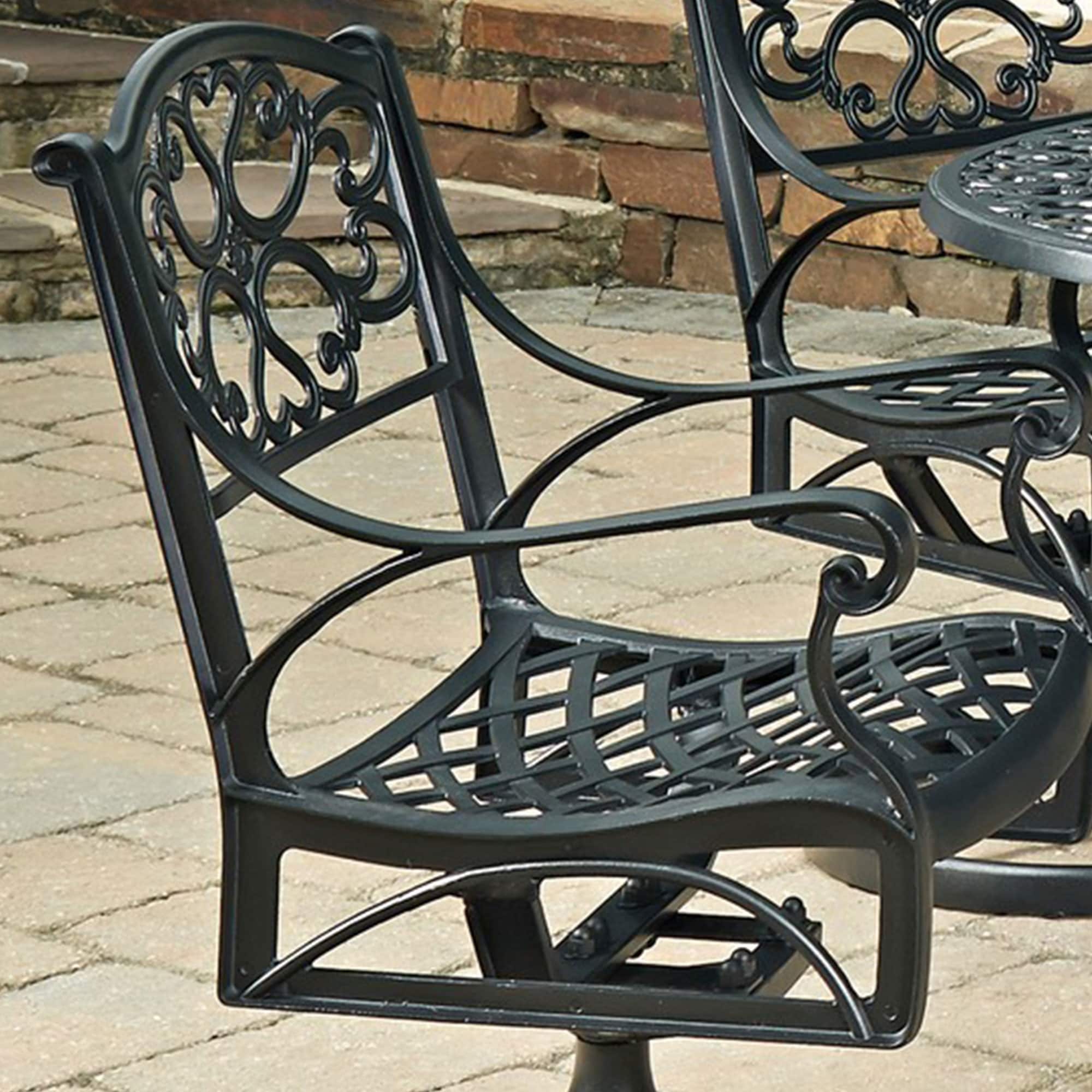 Sanibel Outdoor Cast Aluminum Swivel Rocking Chair by Homestyles