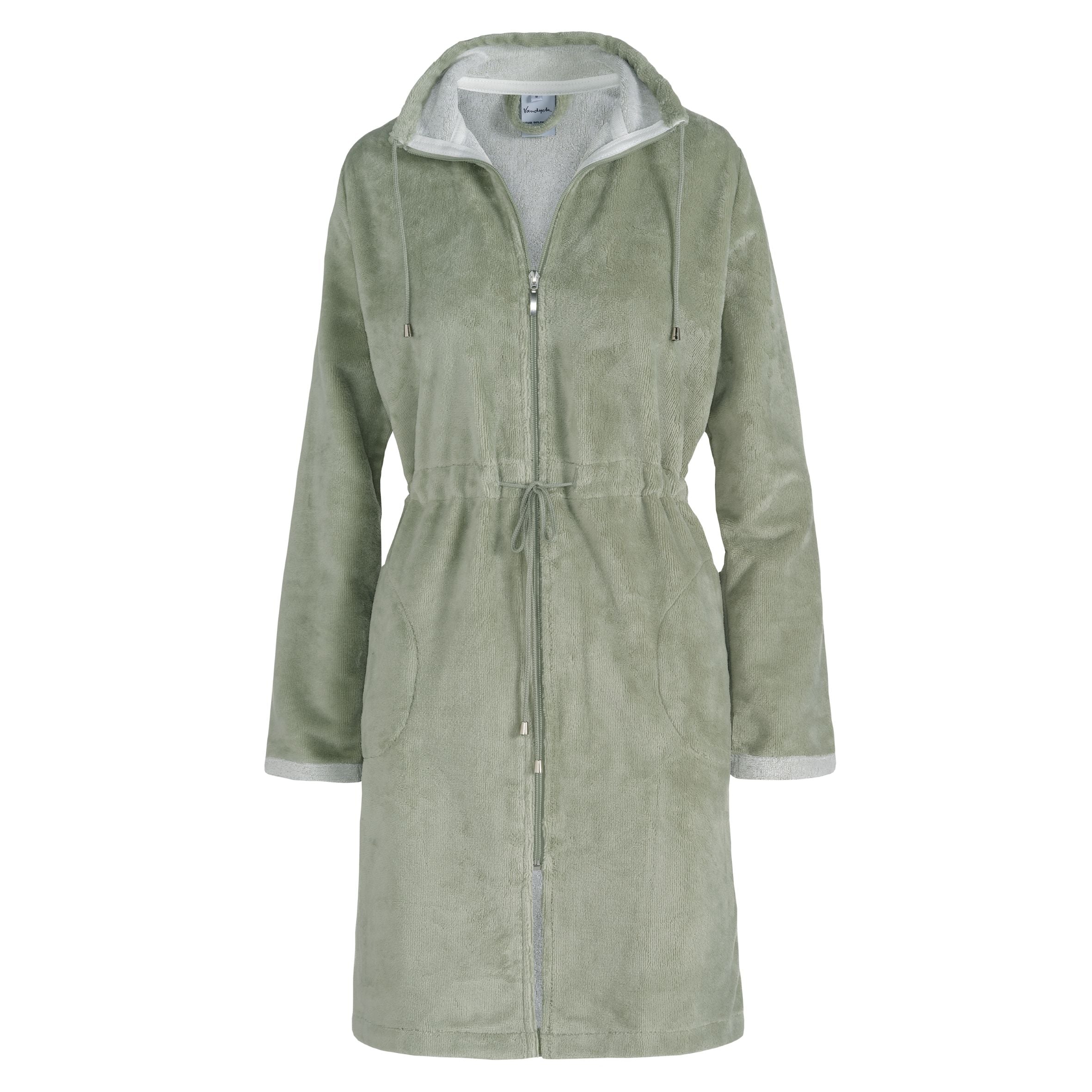 Chicago Badjas Salie   S   Groen   Katoen   Polyester   Bamboe