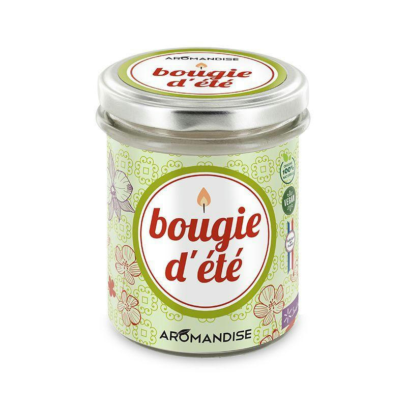 CITRONNELLE GÉRANIUM - Bougie d'été citronnelle & géranium 30h