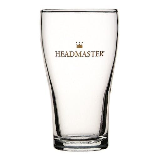 Crown Nucleated Headmaster Beer Conical Glasses 425ml | Set of 24
