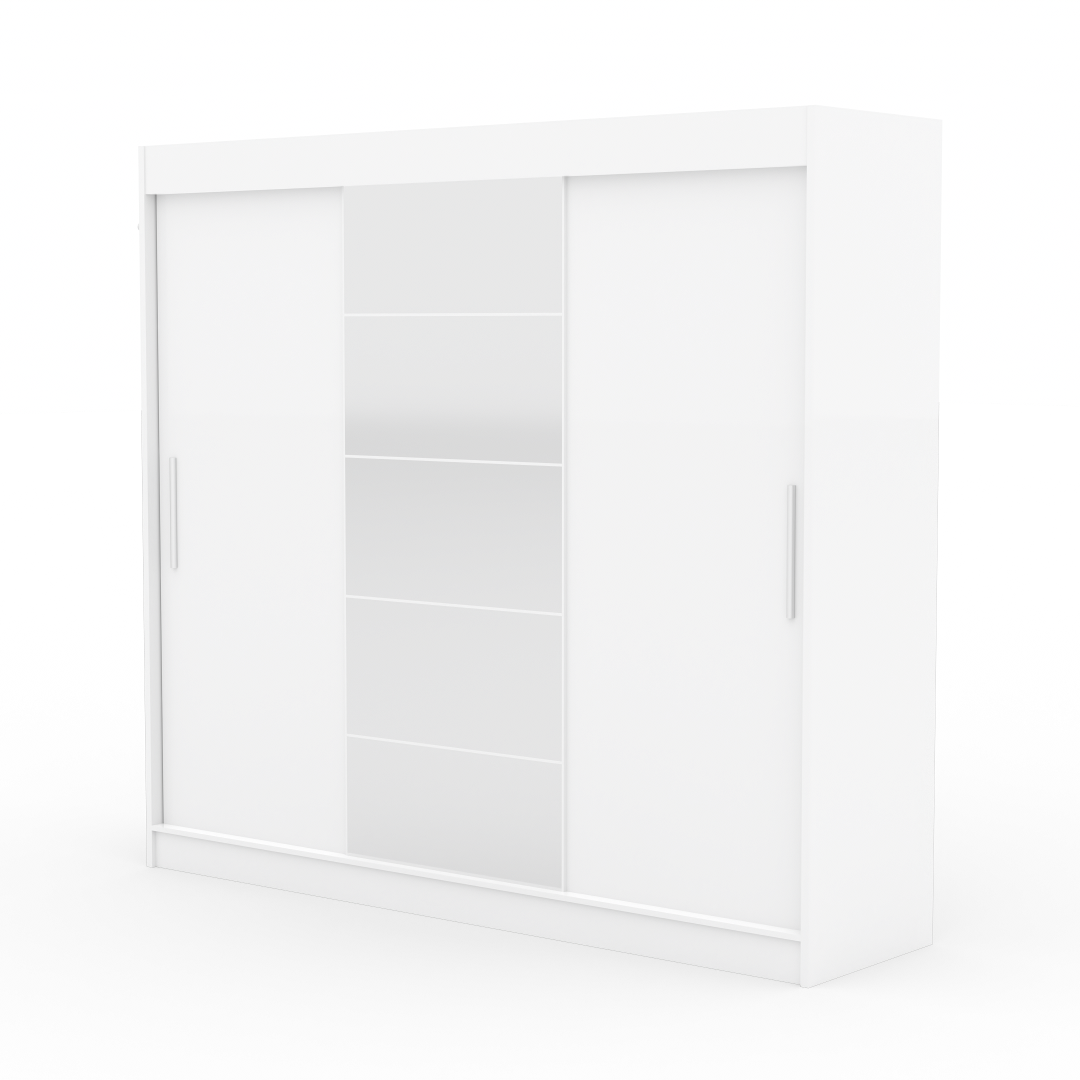 Szafa przesuwna z lustrem ERWIN 235 White