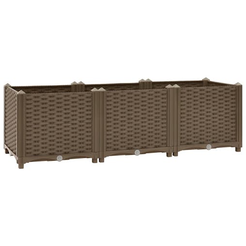 NNEVL Raised Bed 120x40x38 cm Polypropylene