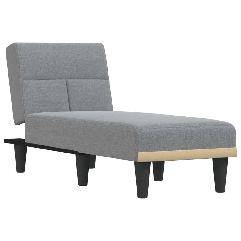 Szezlong Szary Tapicerowany Leżanka Sofa Fotel Łóżko