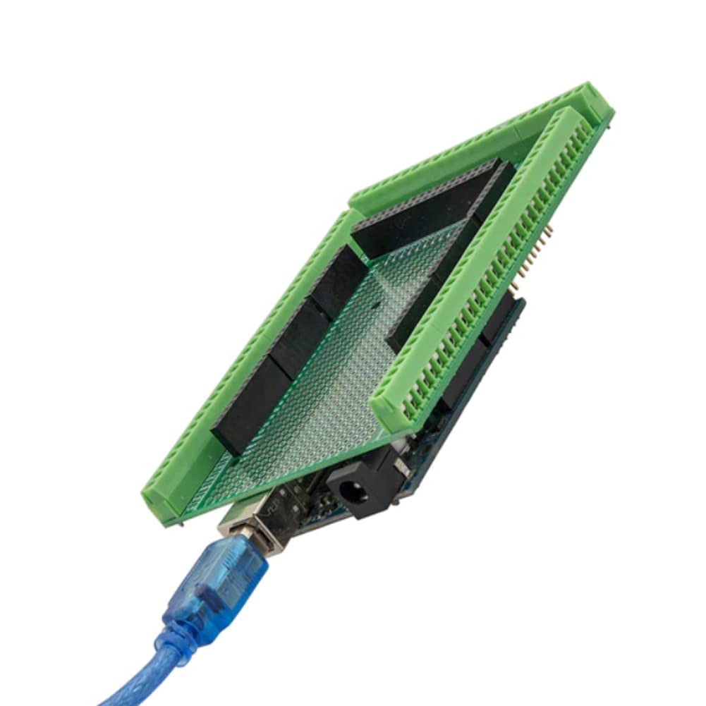 Mega 2560 R3 Prototype Screw Terminal Block Shield Board Pre-soldered Kit, Breakout Module for Arduino UNO