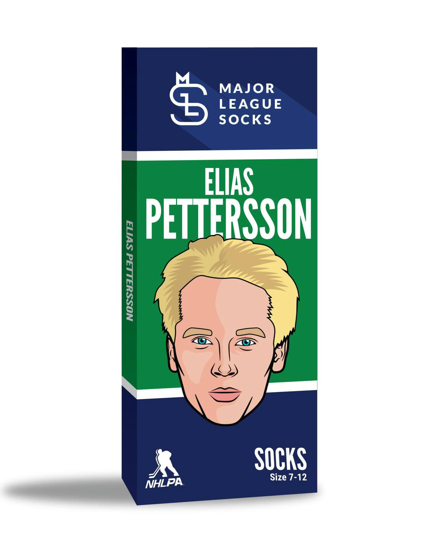 Major League Socks NHL Vancouver Canucks Elias Pettersson 