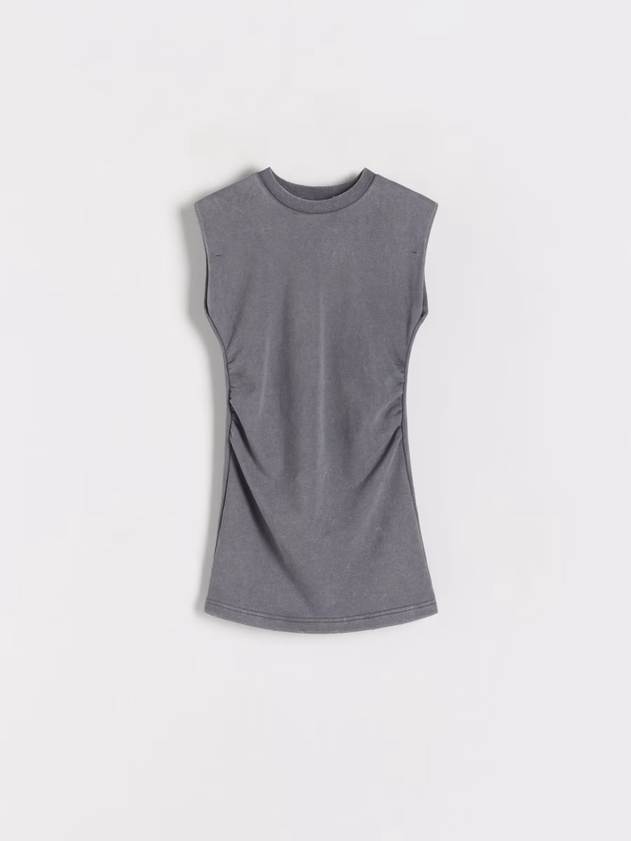 Dress With Gathered Waist
