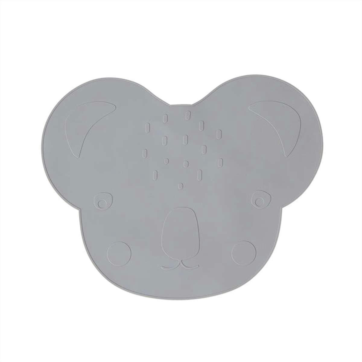 KOALA - Sets de table gris en silicone H33,3x42,1x0,2cm