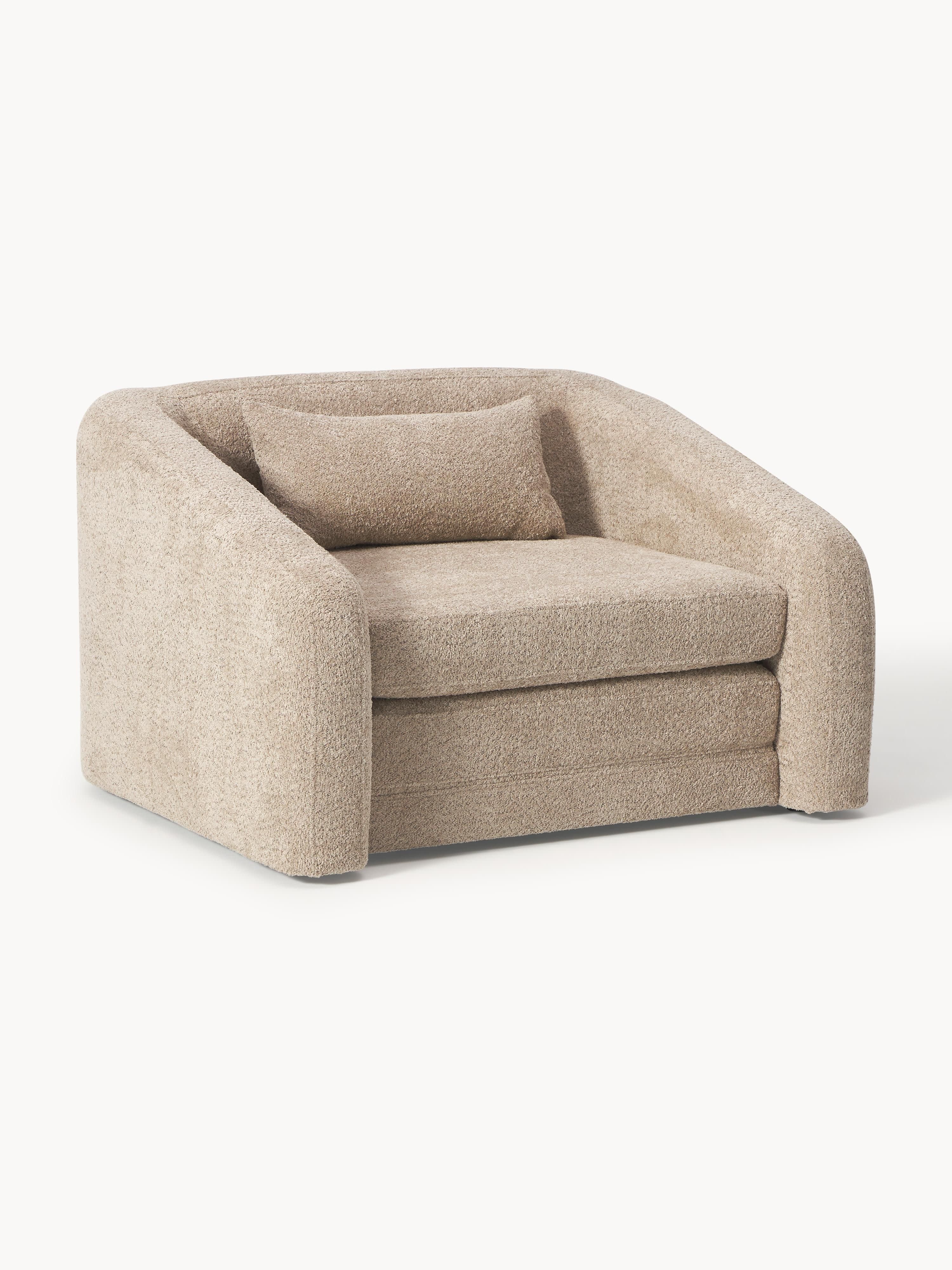 Schlafsessel Eliot aus Teddy-Bouclé