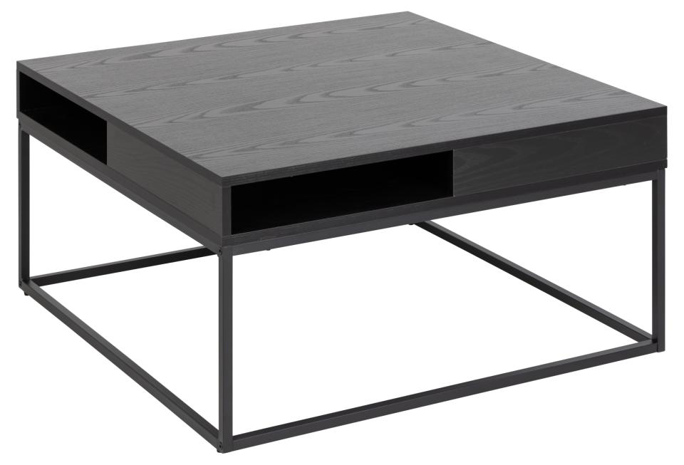 Rebellenclub Salontafel Chester - 80 x 80 cm - Zwart