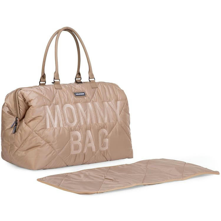 MOMMY BAG - Sac à langer à anses Mommy bag matelassé beige