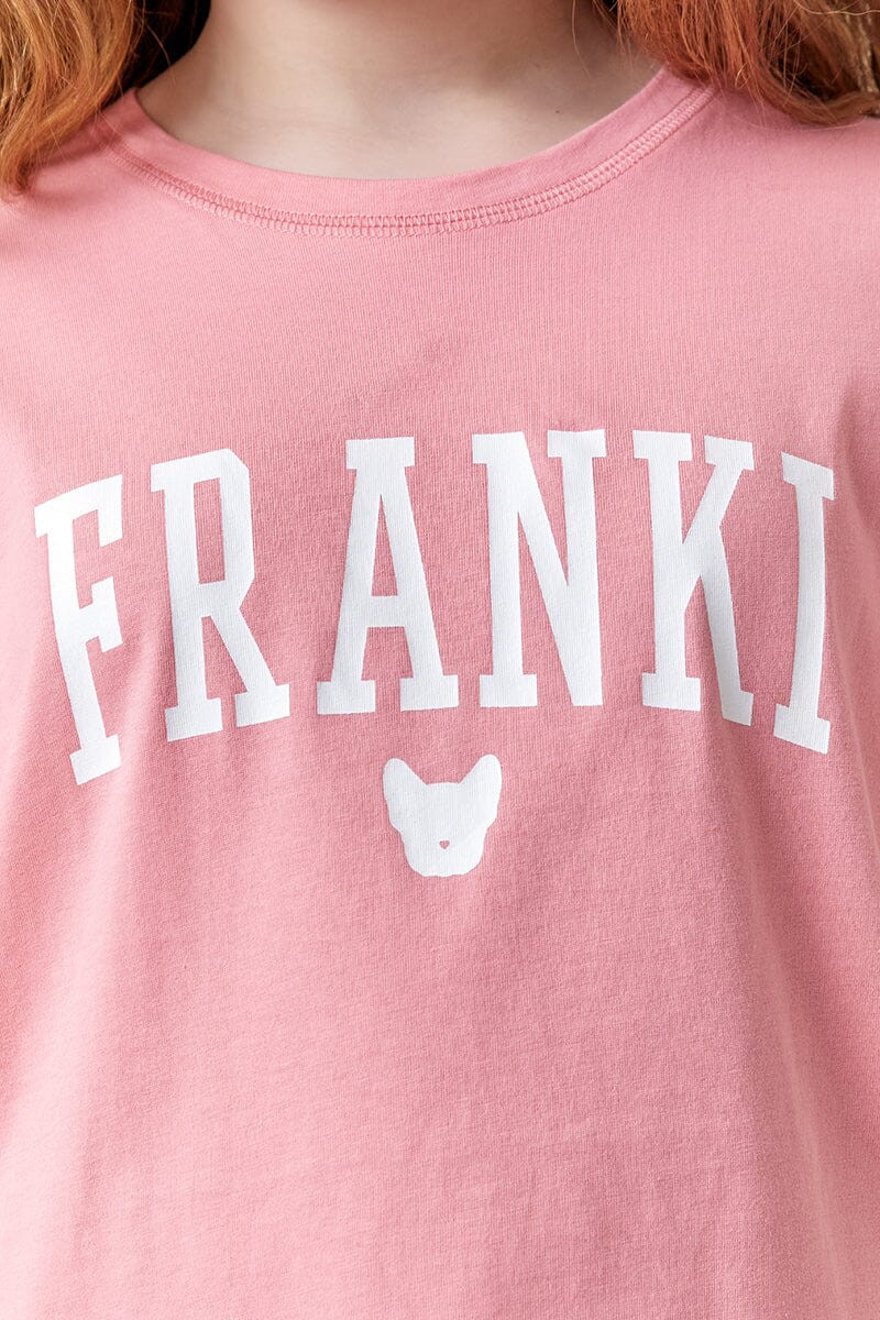 Hello Franki Short Sleeve Logo Tee for girls